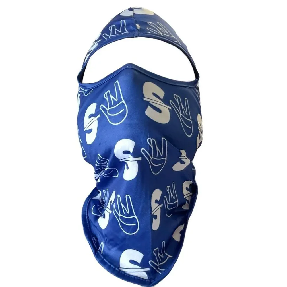 NWT Navy Blue Westside Balaclava Unisex OS | Biking Urban Trap Punk HipHop Indie - Picture 9 of 11